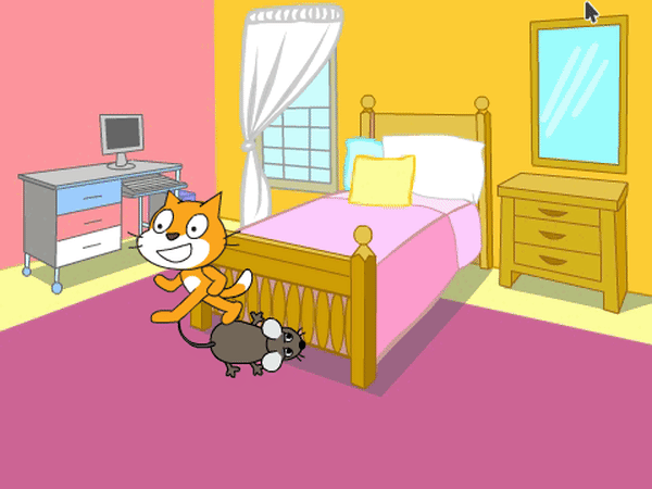 猫から逃げろ！