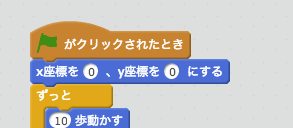 ボールを真ん中からスタートさせる