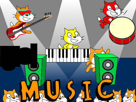 Scratchでの音楽アプリ