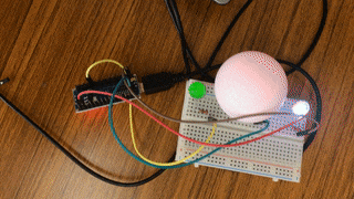 LEDを決まったパターンで光らせる