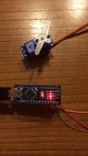 サーボモーターを動かすプログラム